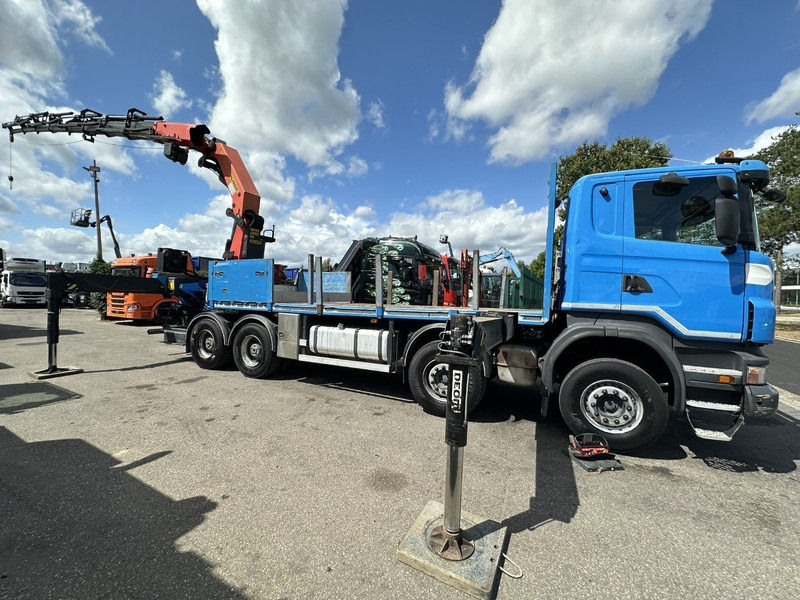Scania G440 8x4 + (26.5m!) CRANE PALFINGER PK78002 SH G 8x + 1 + WINCH - PLATFORM 6m25 - MANUAL - HUB REDUCTION - STEEL SPRING - EURO 5 - BE TRUCK - Camião grua: foto 4 Scania G440 8x4 + (26.5m!) CRANE PALFINGER PK78002 SH G 8x + 1 + WINCH - PLATFORM 6m25 - MANUAL - HUB REDUCTION - STEEL SPRING - EURO 5 - BE TRUCK - Camião grua: foto 4