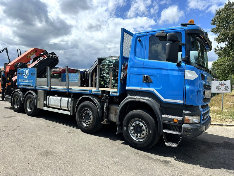 Scania G440 8x4 + (26.5m!) CRANE PALFINGER PK78002 SH G 8x + 1 + WINCH - PLATFORM 6m25 - MANUAL - HUB REDUCTION - STEEL SPRING - EURO 5 - BE TRUCK - Camião grua: foto 2 Scania G440 8x4 + (26.5m!) CRANE PALFINGER PK78002 SH G 8x + 1 + WINCH - PLATFORM 6m25 - MANUAL - HUB REDUCTION - STEEL SPRING - EURO 5 - BE TRUCK - Camião grua: foto 2