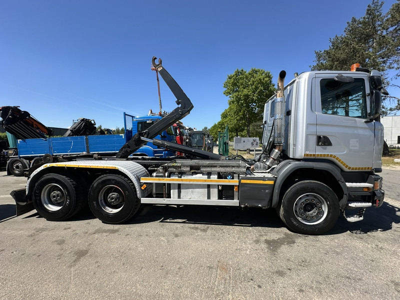 Scania G450 6x4 HOOKLIFT AJK 20T - 5760mm - 3m90 WB - HUB REDUCTION / STEEL SUSP. - EURO 6 - BE TRUCK - Camião polibenne: foto 4 Scania G450 6x4 HOOKLIFT AJK 20T - 5760mm - 3m90 WB - HUB REDUCTION / STEEL SUSP. - EURO 6 - BE TRUCK - Camião polibenne: foto 4