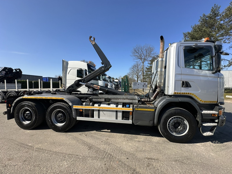 Scania G450 6x4 HOOKLIFT / HAAKSYSTEEM AJK 20T - 5760mm - 3m90 WB - HUB REDUCTION / STEEL SUSPENSION - EURO 6 - BE TRUCK - Camião polibenne: foto 4 Scania G450 6x4 HOOKLIFT / HAAKSYSTEEM AJK 20T - 5760mm - 3m90 WB - HUB REDUCTION / STEEL SUSPENSION - EURO 6 - BE TRUCK - Camião polibenne: foto 4