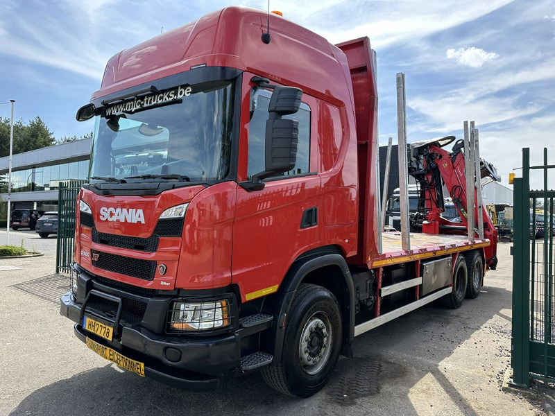 Scania G500 XT 6x4 WOOD / TIMBER / HOLZ CRANE PALFINGER EPSILON Q150Z + RETARDER - FULL AIR SUSP. - BE TRUCK - Camião de transporte de madeira, Camião grua: foto 3 Scania G500 XT 6x4 WOOD / TIMBER / HOLZ CRANE PALFINGER EPSILON Q150Z + RETARDER - FULL AIR SUSP. - BE TRUCK - Camião de transporte de madeira, Camião grua: foto 3