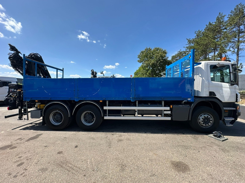 Scania P410 6x4 + CRANE HIAB 166 ES-4 - RETARDER - ROTATOR - PLATFORM 6m80 - BIG AXLES HUB REDUCTION - STEEL SPRING - Camião grua: foto 5 Scania P410 6x4 + CRANE HIAB 166 ES-4 - RETARDER - ROTATOR - PLATFORM 6m80 - BIG AXLES HUB REDUCTION - STEEL SPRING - Camião grua: foto 5