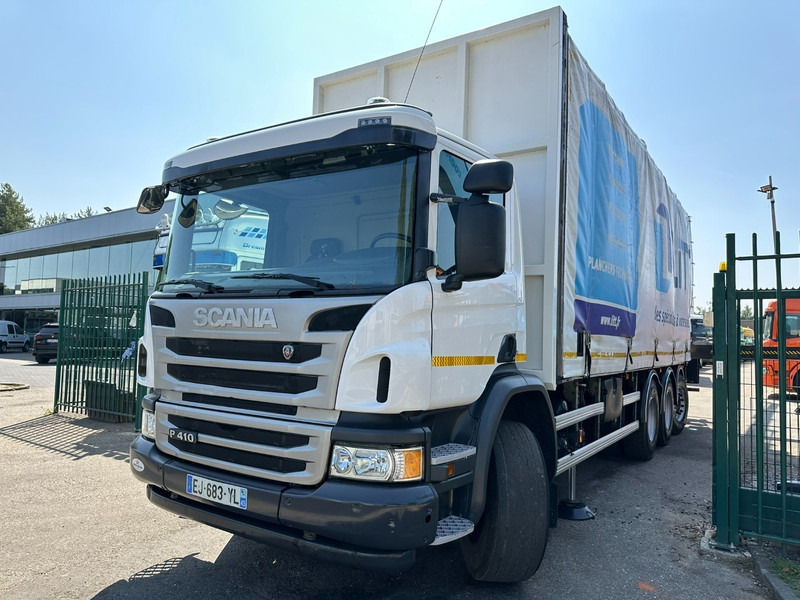Scania P410 8x4 TRIDEM PRITSCHE PLANE + KRAN HIAB 244 EP-4 HIDUO - RETARDER - LIFT + STEERING AXLE - *327.000km* - RADIO - Camião de lona, Camião grua: foto 4 Scania P410 8x4 TRIDEM PRITSCHE PLANE + KRAN HIAB 244 EP-4 HIDUO - RETARDER - LIFT + STEERING AXLE - *327.000km* - RADIO - Camião de lona, Camião grua: foto 4