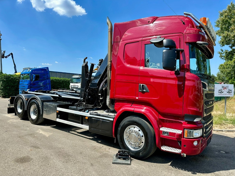 Scania R580 6X2 V8 HOOKLIFT + CRANE HIAB 211 E-4 HIPRO - ROTATOR - RETARDER - ALCOA ALU - RADIO - NL TRUCK - Camião polibenne, Camião grua: foto 2 Scania R580 6X2 V8 HOOKLIFT + CRANE HIAB 211 E-4 HIPRO - ROTATOR - RETARDER - ALCOA ALU - RADIO - NL TRUCK - Camião polibenne, Camião grua: foto 2