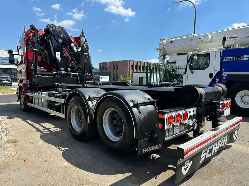 Scania R580 6X2 V8 HOOKLIFT + CRANE HIAB 211 E-4 HIPRO - ROTATOR - RETARDER - ALCOA ALU - RADIO - NL TRUCK - Camião polibenne, Camião grua: foto 5 Scania R580 6X2 V8 HOOKLIFT + CRANE HIAB 211 E-4 HIPRO - ROTATOR - RETARDER - ALCOA ALU - RADIO - NL TRUCK - Camião polibenne, Camião grua: foto 5