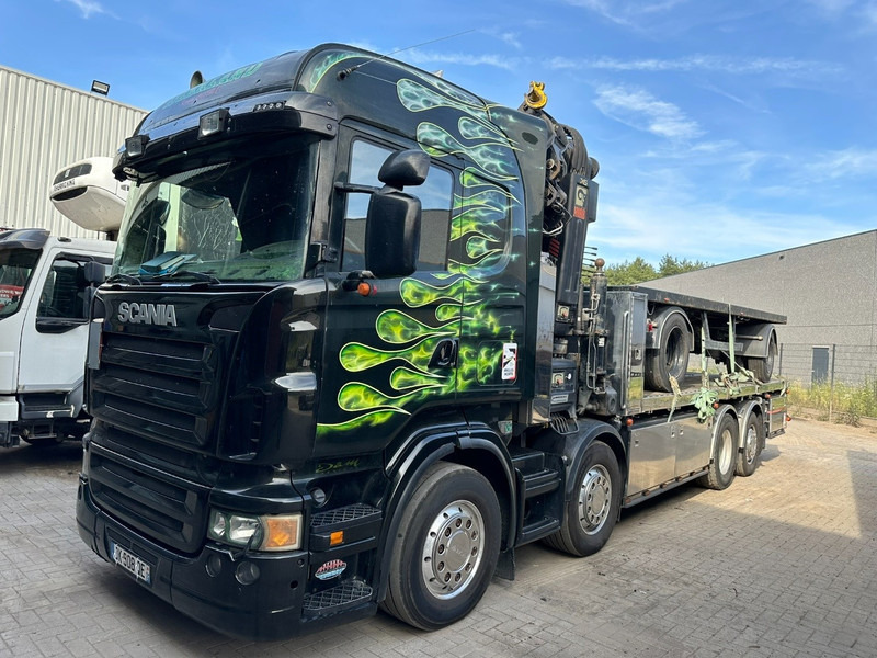 Scania R620 8x2 + CRANE HIAB 800EP-5 HiPro - RETARDER - LIFT/STEERING AXLE - HIGHLINE SLEEPER - LEATHER - ALCOA - Camião grua: foto 3 Scania R620 8x2 + CRANE HIAB 800EP-5 HiPro - RETARDER - LIFT/STEERING AXLE - HIGHLINE SLEEPER - LEATHER - ALCOA - Camião grua: foto 3