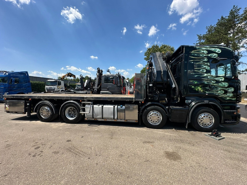 Scania R620 8x2 PRITSCHE + KRAN HIAB 800 EP-5 HIPRO - RETARDER - LIFT/STEERING AXLE - HIGHLINE SLEEPER - LEATHER - ALCOA - Camião de caixa aberta/ Plataforma, Camião grua: foto 5 Scania R620 8x2 PRITSCHE + KRAN HIAB 800 EP-5 HIPRO - RETARDER - LIFT/STEERING AXLE - HIGHLINE SLEEPER - LEATHER - ALCOA - Camião de caixa aberta/ Plataforma, Camião grua: foto 5
