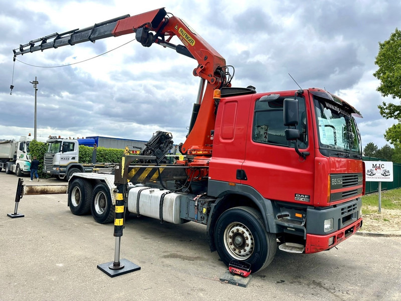 DAF 85 CF 430 6x4 CRANE PK 32.000 F (7x) + WINCH - EURO 2 - MANUAL ZF - HUB REDUCTION / STEEL SPRING - BE TRUCK - Tractor: foto 1 DAF 85 CF 430 6x4 CRANE PK 32.000 F (7x) + WINCH - EURO 2 - MANUAL ZF - HUB REDUCTION / STEEL SPRING - BE TRUCK - Tractor: foto 1