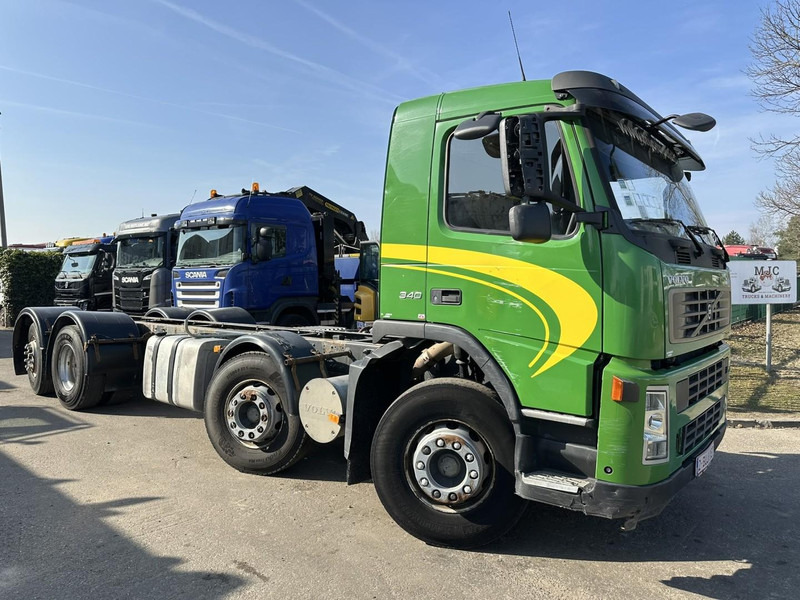 Volvo FM 340 8x2 CHASSIS (7m35) - LIFT+STEERING AXLE - MANUAL GEARBOX - EURO 3 - TÜV 05/2025 - BE TRUCK - Camião chassi: foto 1 Volvo FM 340 8x2 CHASSIS (7m35) - LIFT+STEERING AXLE - MANUAL GEARBOX - EURO 3 - TÜV 05/2025 - BE TRUCK - Camião chassi: foto 1
