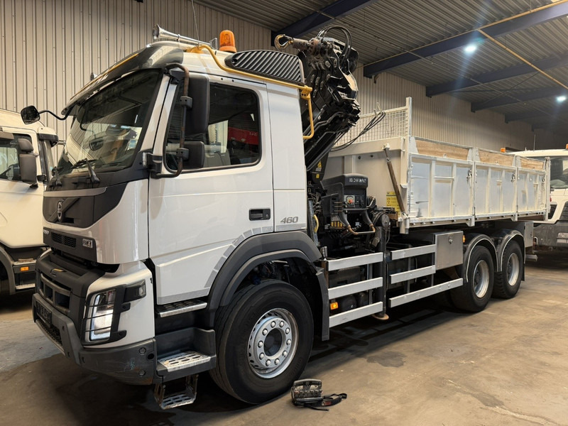 Volvo FMX 460 6x4 TIPPER + CRANE HIAB 244 E-5 HIPRO - ROTATOR - RADIO - *349.000km* - EURO 6 - BE TRUCK - Camião basculante, Camião grua: foto 2 Volvo FMX 460 6x4 TIPPER + CRANE HIAB 244 E-5 HIPRO - ROTATOR - RADIO - *349.000km* - EURO 6 - BE TRUCK - Camião basculante, Camião grua: foto 2