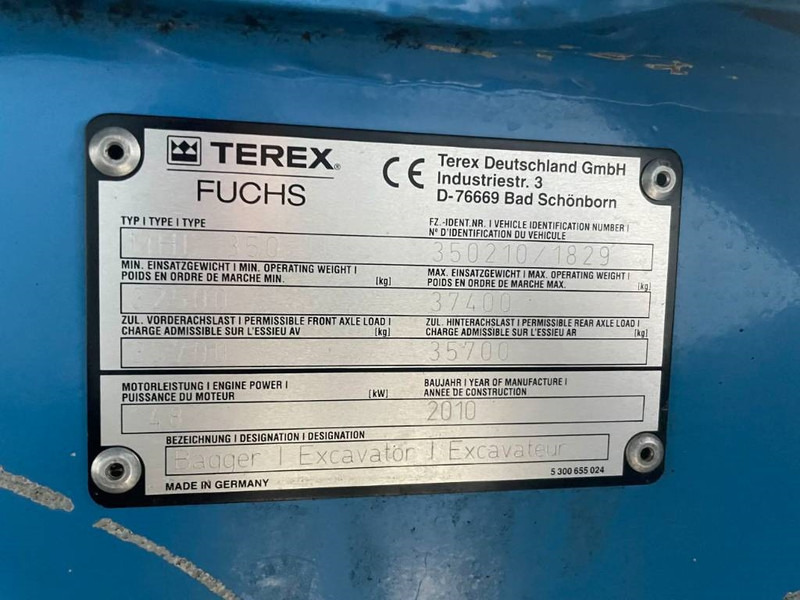 Manipulador de material para transporte de lixo Fuchs MHL350: foto 6 Manipulador de material para transporte de lixo Fuchs MHL350: foto 6