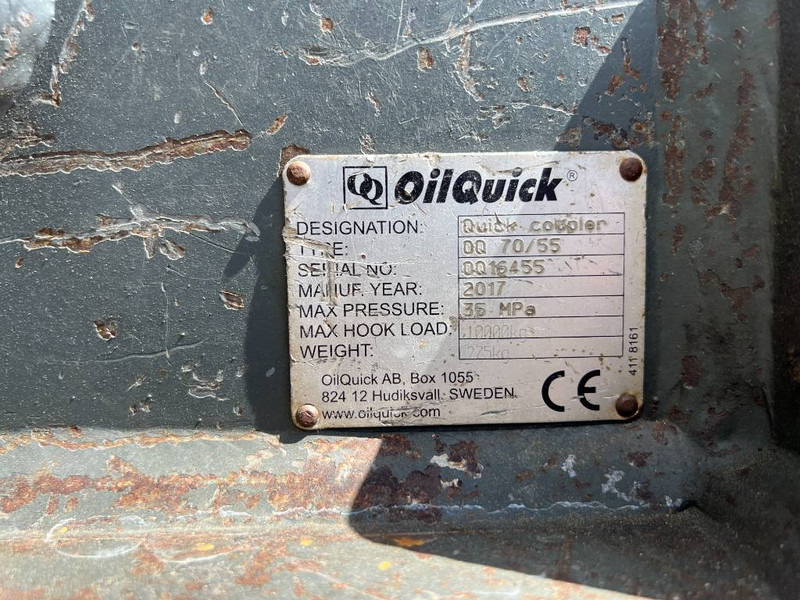 OilQuick OQ70/55 - EC210 / EC220 - Acoplamento rápido para Máquina de construção: foto 5 OilQuick OQ70/55 - EC210 / EC220 - Acoplamento rápido para Máquina de construção: foto 5