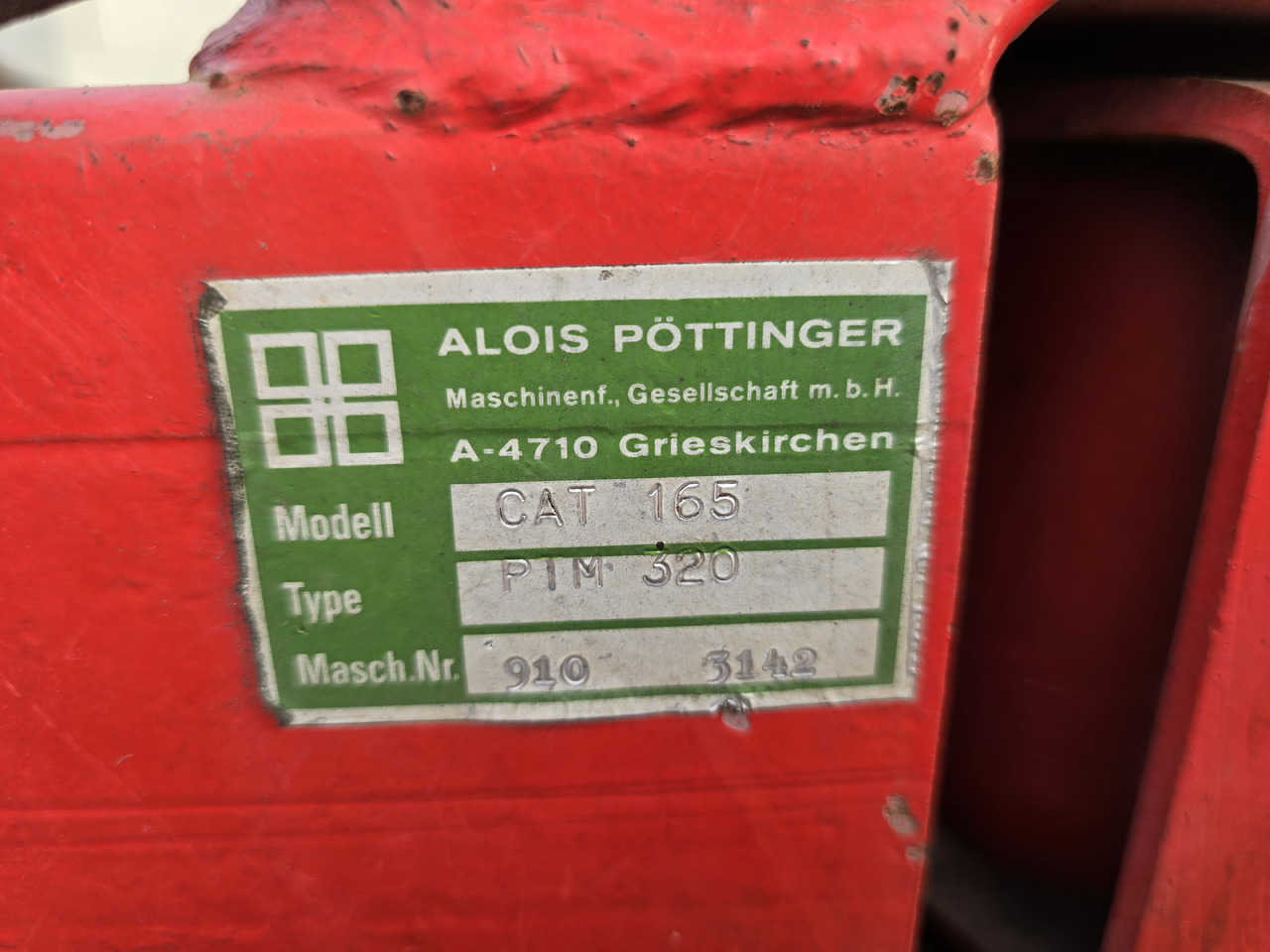 PÖTTINGER CAT 165 - Gadanheira: foto 4 PÖTTINGER CAT 165 - Gadanheira: foto 4