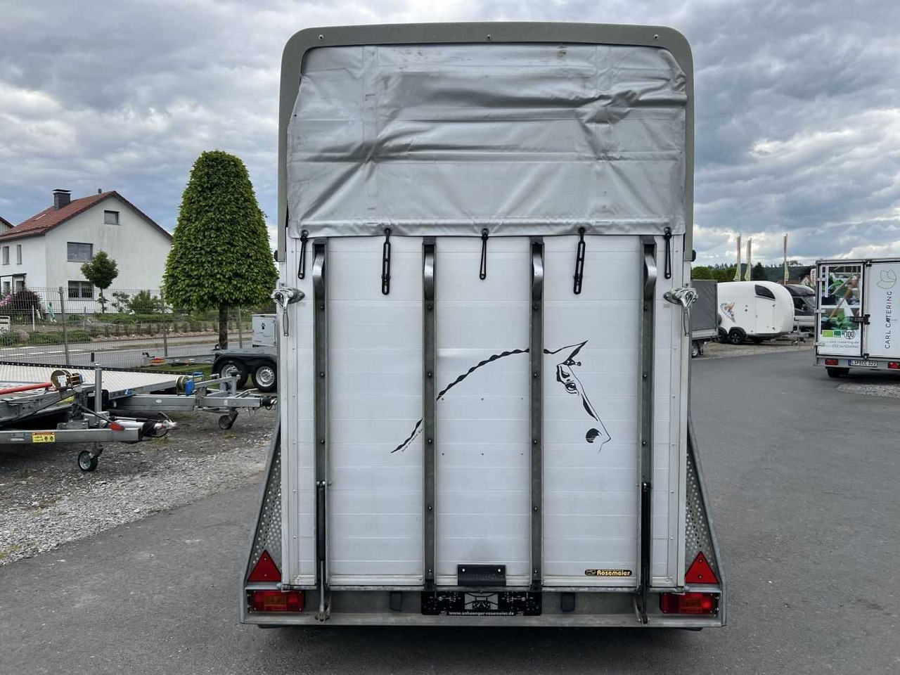 BOECKMANN Duo AP Pferdetransporter Viehanhänger - Reboque para cavalos: foto 4 BOECKMANN Duo AP Pferdetransporter Viehanhänger - Reboque para cavalos: foto 4