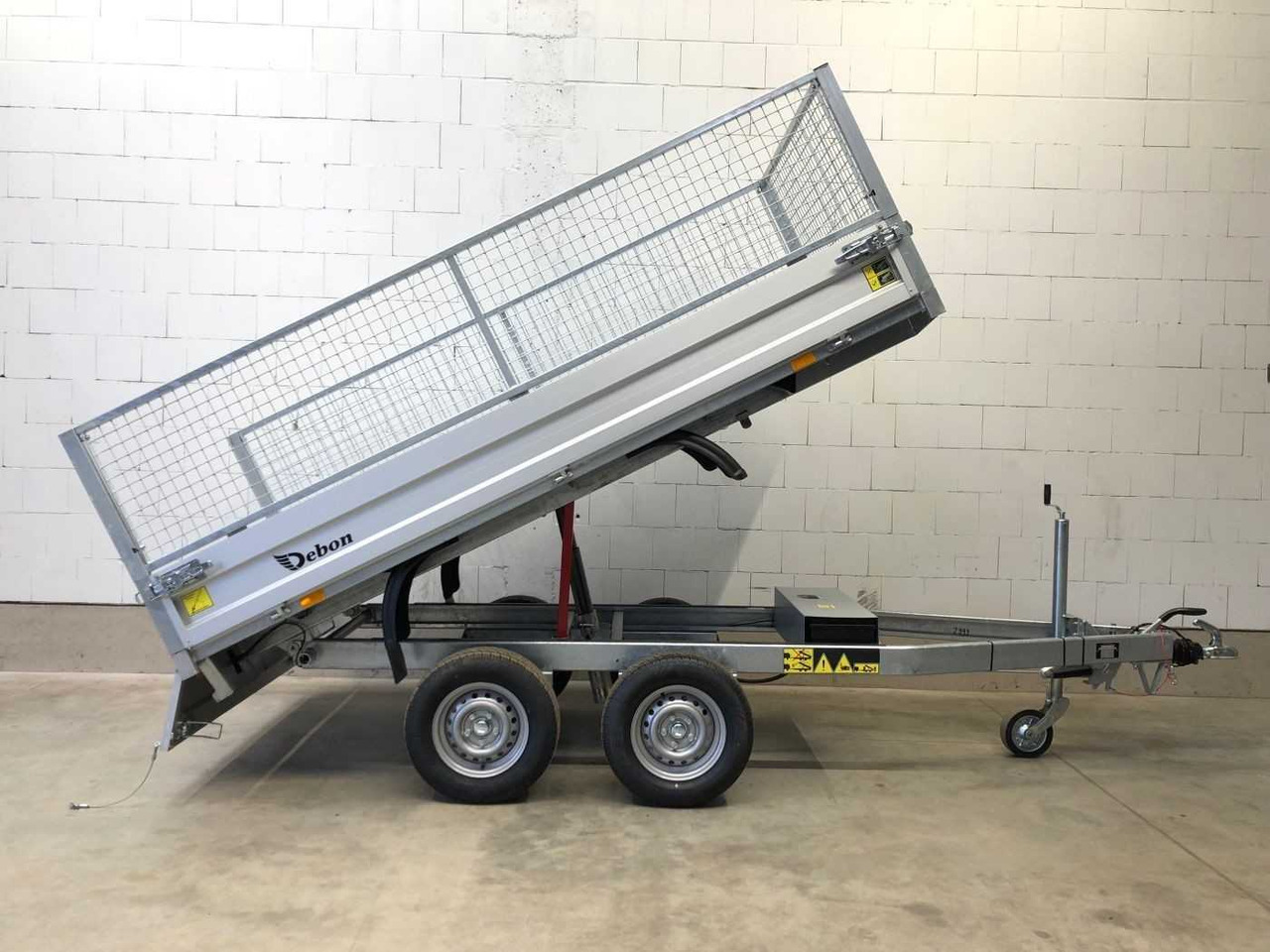 CHEVAL LIBERTE DEBON PW1.2E Lux E-Pumpe Gitter Rückwärtskipper - Reboque basculante: foto 1 CHEVAL LIBERTE DEBON PW1.2E Lux E-Pumpe Gitter Rückwärtskipper - Reboque basculante: foto 1