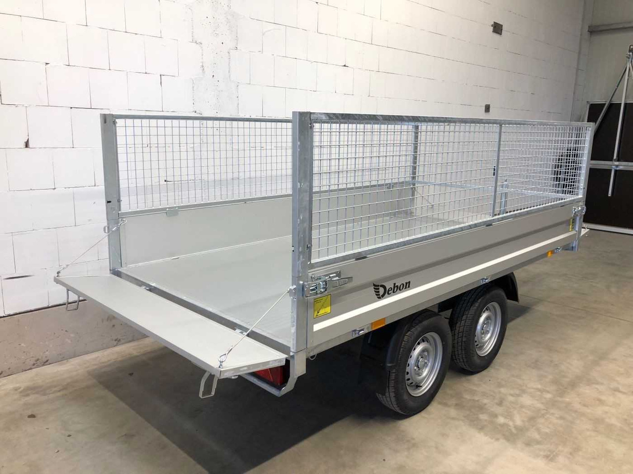 CHEVAL LIBERTE DEBON PW1.2E Lux E-Pumpe Gitter Rückwärtskipper - Reboque basculante: foto 3 CHEVAL LIBERTE DEBON PW1.2E Lux E-Pumpe Gitter Rückwärtskipper - Reboque basculante: foto 3