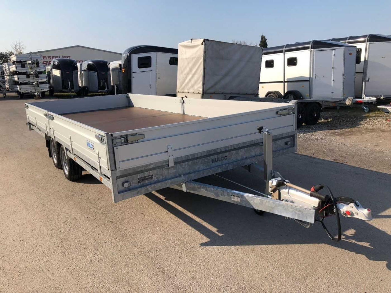 HULCO Medax-2 3500 Hochlader - Reboque plataforma/ Caixa aberta: foto 2 HULCO Medax-2 3500 Hochlader - Reboque plataforma/ Caixa aberta: foto 2