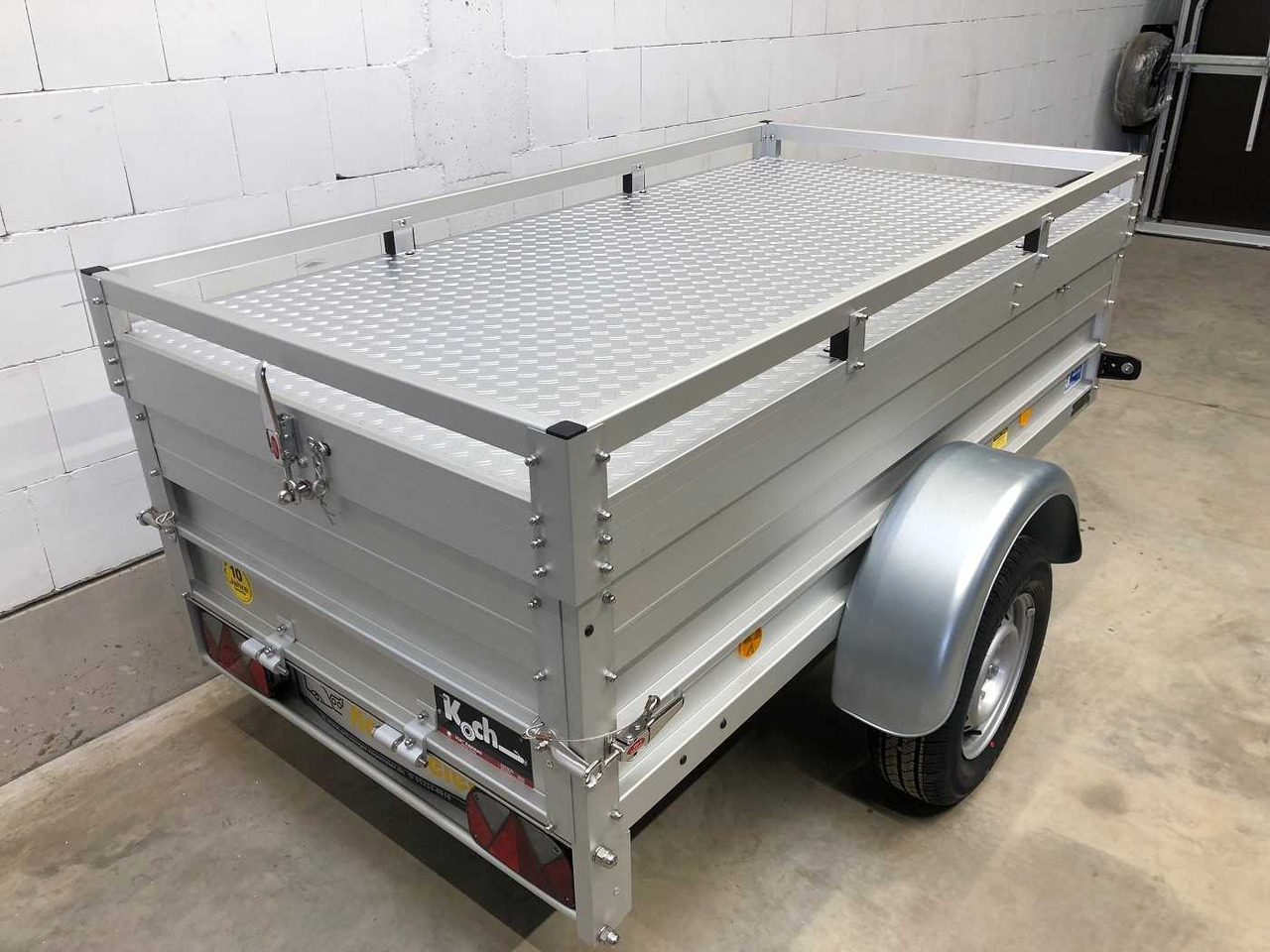 Reboque para carros novo KOCH U2 mit Deckel Deckelanhänger: foto 8