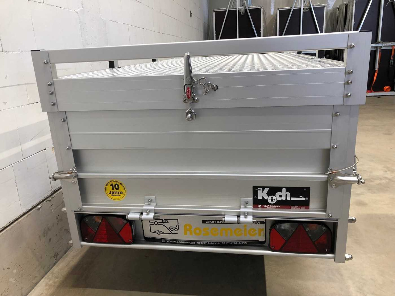 Reboque para carros novo KOCH U2 mit Deckel Deckelanhänger: foto 16