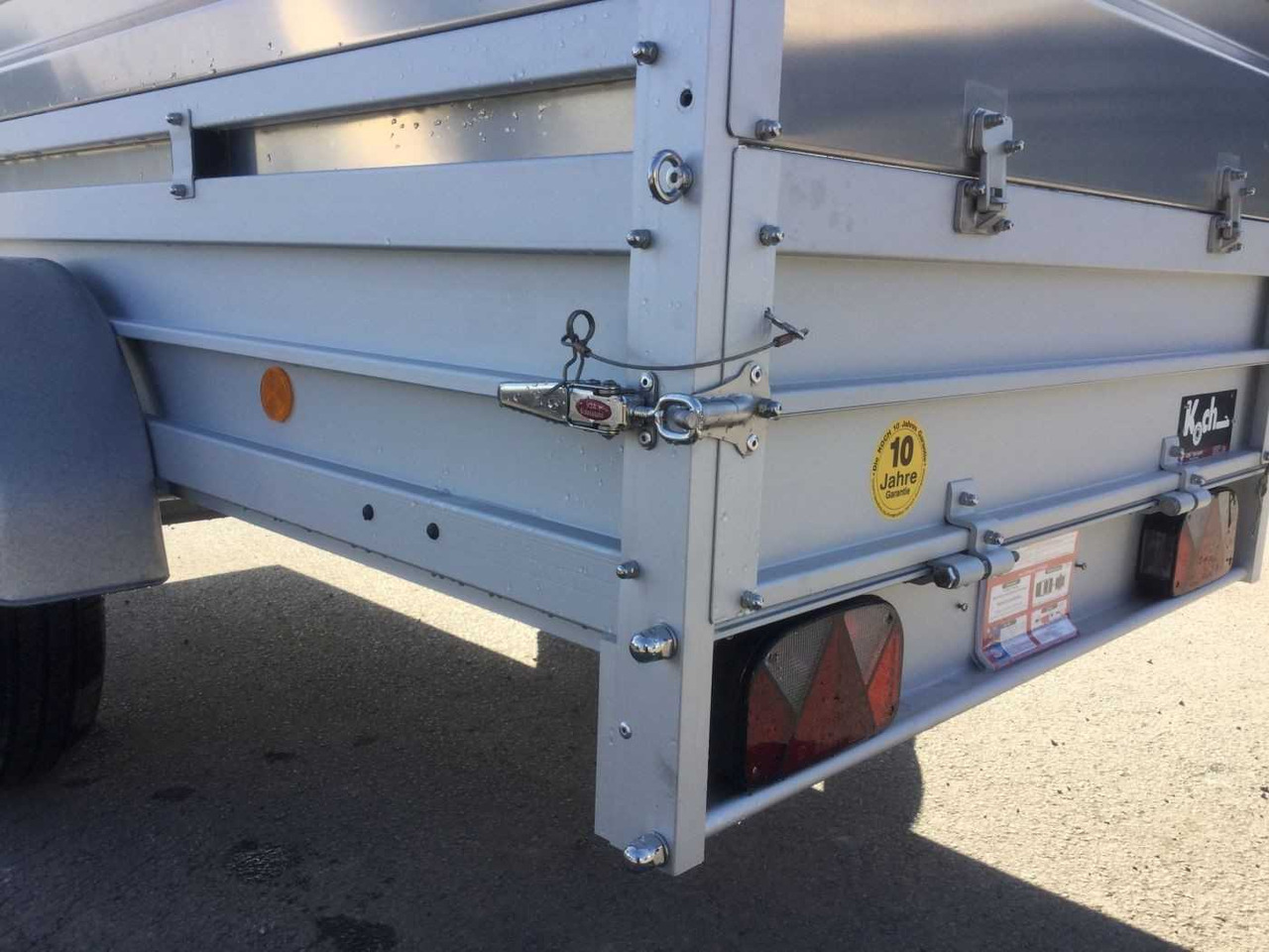 KOCH U4 + Alu-Bordwandaufsatz Kastenanhänger ungebrem - Reboque para carros: foto 5 KOCH U4 + Alu-Bordwandaufsatz Kastenanhänger ungebrem - Reboque para carros: foto 5