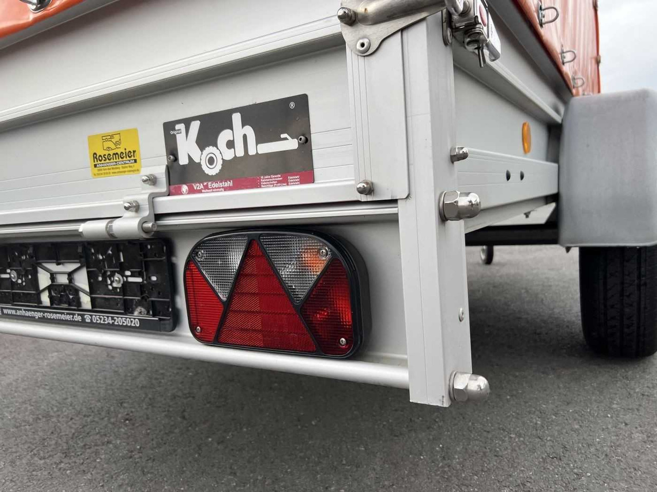 Reboque para carros KOCH U4 Plane Kastenanhänger ungebremst: foto 9