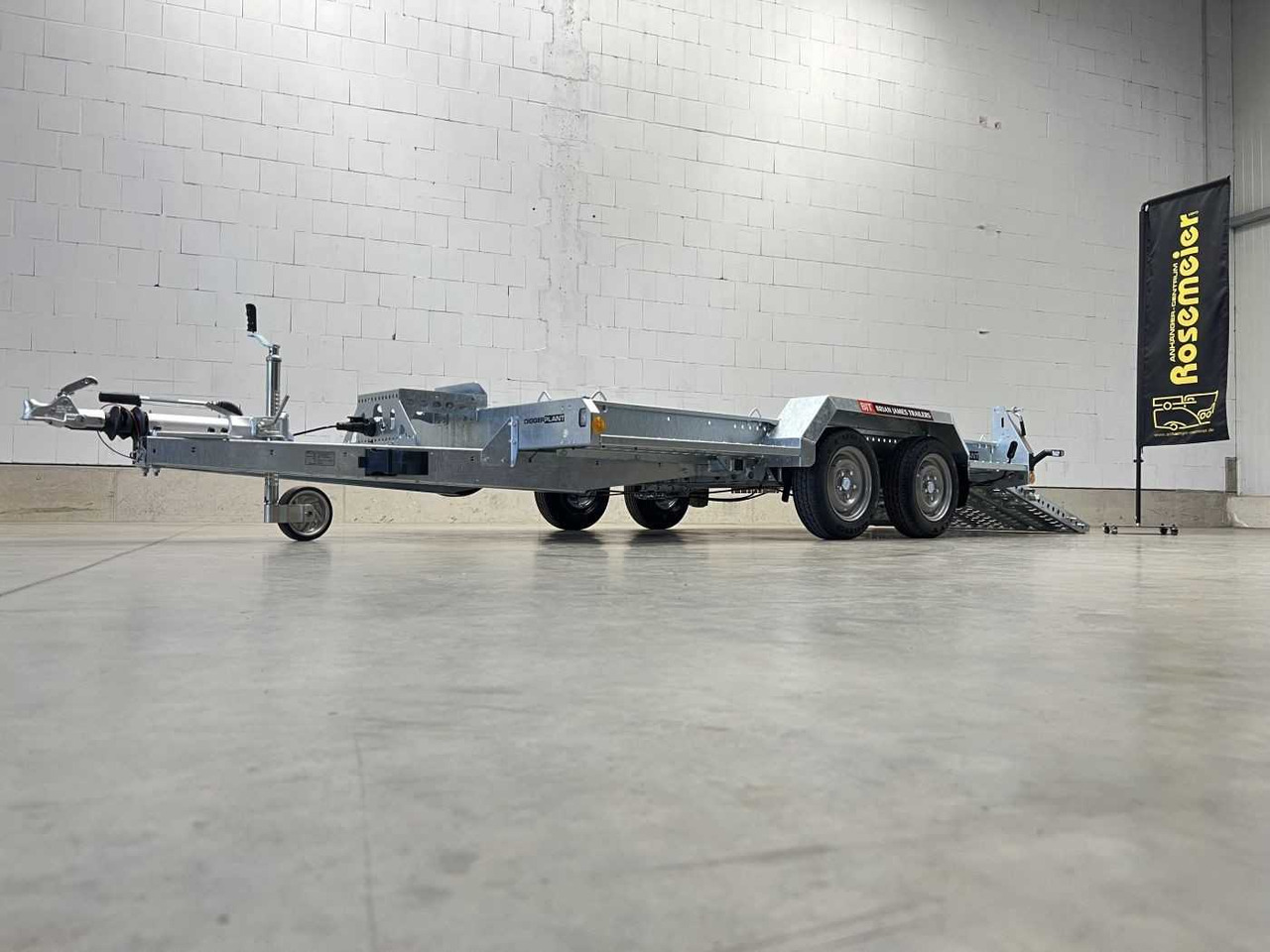 Reboque novo BRIAN_JAMES Cargo Digger Plant 2 Rampe Maschinentransporter: foto 12