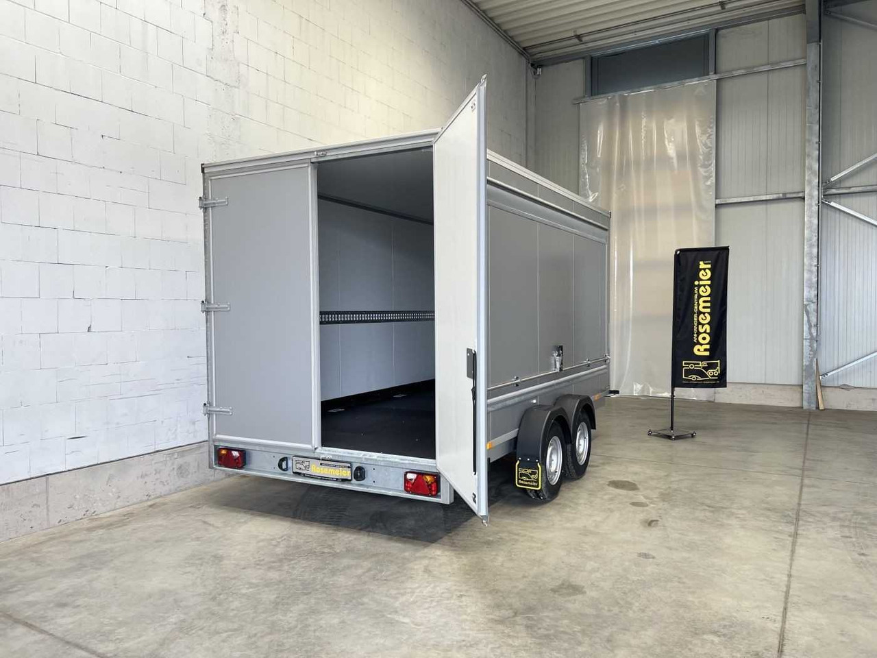 Reboque furgão novo VEZEKO TK D 27.40 Flügeltüren+Seitenkl Promotionanhänger: foto 17