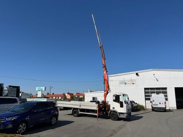 Iveco ML 75 E Pritsche mit Atlas Ladekran 60.1 - Camião de caixa aberta/ Plataforma, Camião grua: foto 1 Iveco ML 75 E Pritsche mit Atlas Ladekran 60.1 - Camião de caixa aberta/ Plataforma, Camião grua: foto 1