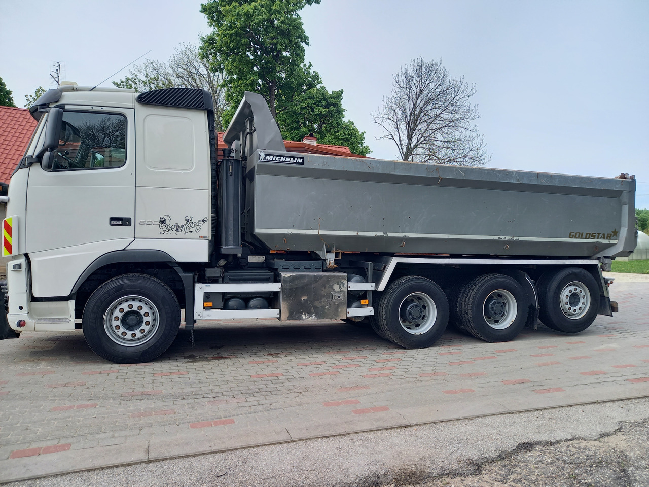 Camião basculante VOLVO FH16, 8x4, BIG AXLES, RETARDER, GW 39500 KG: foto 10