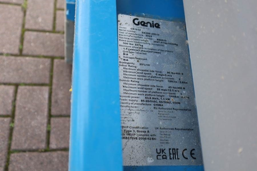 Plataforma de Tijera/ Plataforma de tesoura Genie GS1932 E-Drive New And Available Directly From Sto: foto 7 Plataforma de Tijera/ Plataforma de tesoura Genie GS1932 E-Drive New And Available Directly From Sto: foto 7