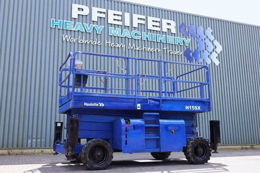 Haulotte H15SX Diesel, 4x4 Drive 15 Working Height, 500kg C - Plataforma de Tijera/ Plataforma de tesoura: foto 1 Haulotte H15SX Diesel, 4x4 Drive 15 Working Height, 500kg C - Plataforma de Tijera/ Plataforma de tesoura: foto 1