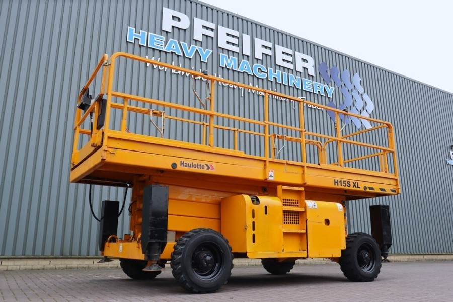 Haulotte H15SXL Diesel, 4x4 Drive, 15m Working Height, 500k - Plataforma de Tijera/ Plataforma de tesoura: foto 1 Haulotte H15SXL Diesel, 4x4 Drive, 15m Working Height, 500k - Plataforma de Tijera/ Plataforma de tesoura: foto 1