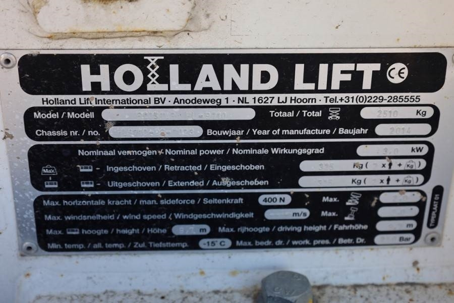 Plataforma de Tijera/ Plataforma de tesoura Holland Lift Ecostar HL-9710 Electric, 12m Working Height, 325k: foto 6 Plataforma de Tijera/ Plataforma de tesoura Holland Lift Ecostar HL-9710 Electric, 12m Working Height, 325k: foto 6