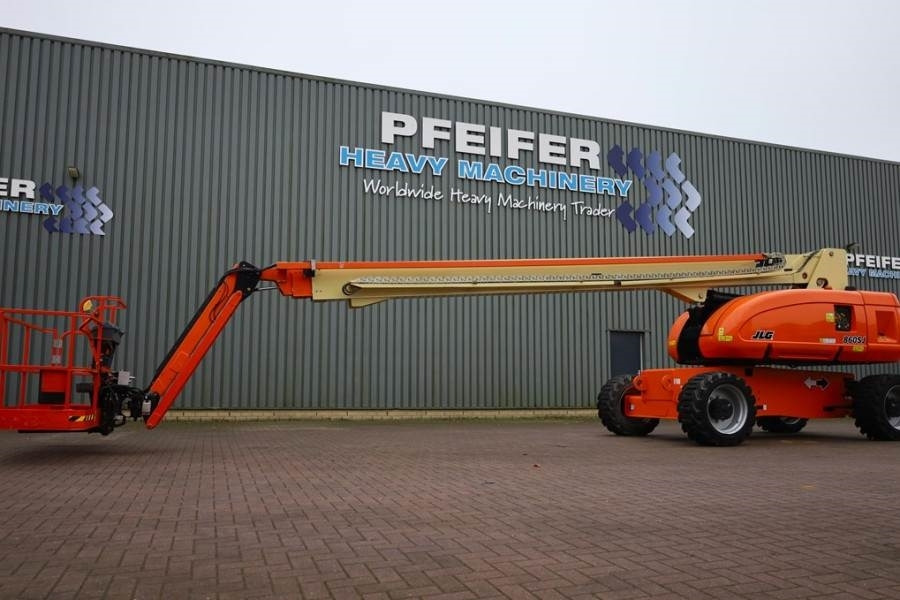 JLG 860SJ Valid Inspection, Diesel, 4x4 Drive, 28.2m W - Plataforma telescópica: foto 1 JLG 860SJ Valid Inspection, Diesel, 4x4 Drive, 28.2m W - Plataforma telescópica: foto 1