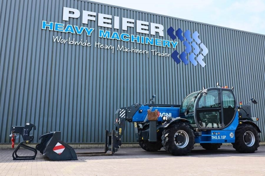 Magni TH5,5.15-D7/D Diesel, 4x4x4 Drive, 5.5t Capacity, - Empilhador telescópico: foto 1 Magni TH5,5.15-D7/D Diesel, 4x4x4 Drive, 5.5t Capacity, - Empilhador telescópico: foto 1