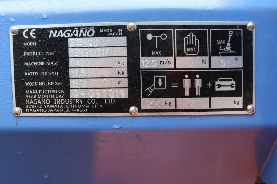 Locação financeira de Nagano S15Auj Valid inspection, *Guarantee! Diesel, 15 m  Nagano S15Auj Valid inspection, *Guarantee! Diesel, 15 m: foto 6