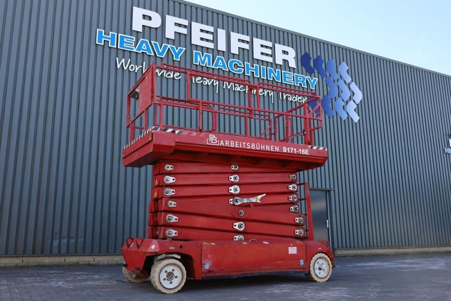 PB LIFT S171-16E Electric, 17.3m Working Height, 400k - Plataforma de Tijera/ Plataforma de tesoura: foto 1 PB LIFT S171-16E Electric, 17.3m Working Height, 400k - Plataforma de Tijera/ Plataforma de tesoura: foto 1