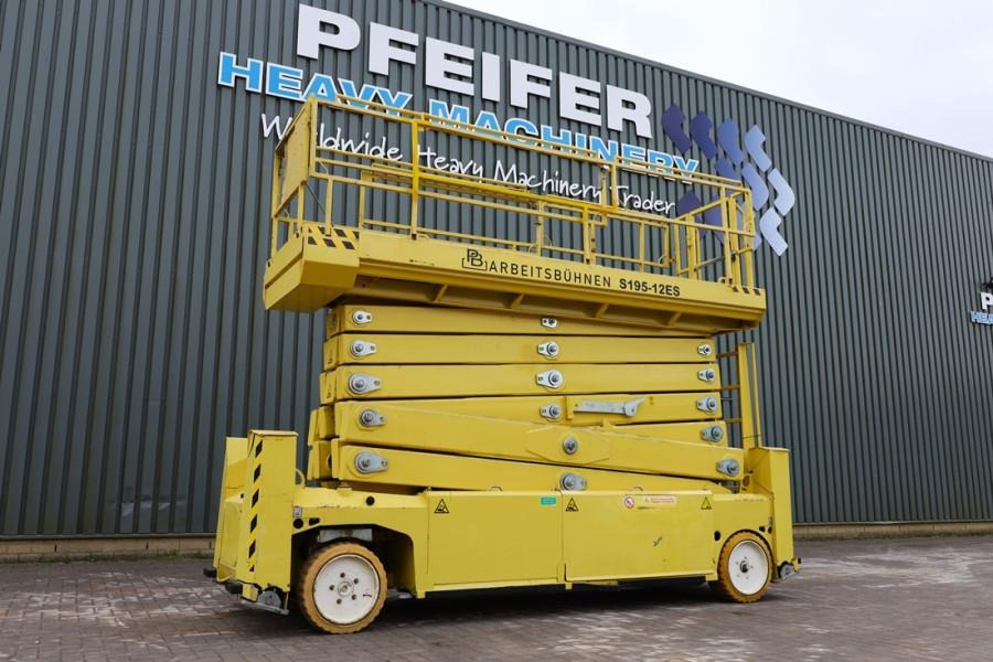 PB LIFT S195-12ES Electric, 19.6m Working Height, 700 - Plataforma de Tijera/ Plataforma de tesoura: foto 1 PB LIFT S195-12ES Electric, 19.6m Working Height, 700 - Plataforma de Tijera/ Plataforma de tesoura: foto 1