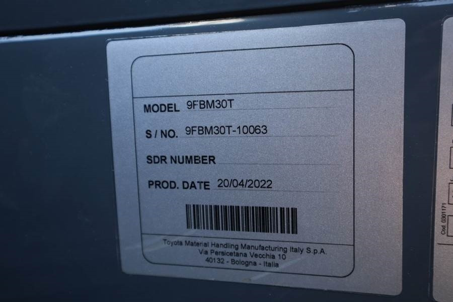 Toyota 9FBM30T Valid inspection, *Guarantee! Electric, 47 - Empilhador a diesel: foto 5 Toyota 9FBM30T Valid inspection, *Guarantee! Electric, 47 - Empilhador a diesel: foto 5