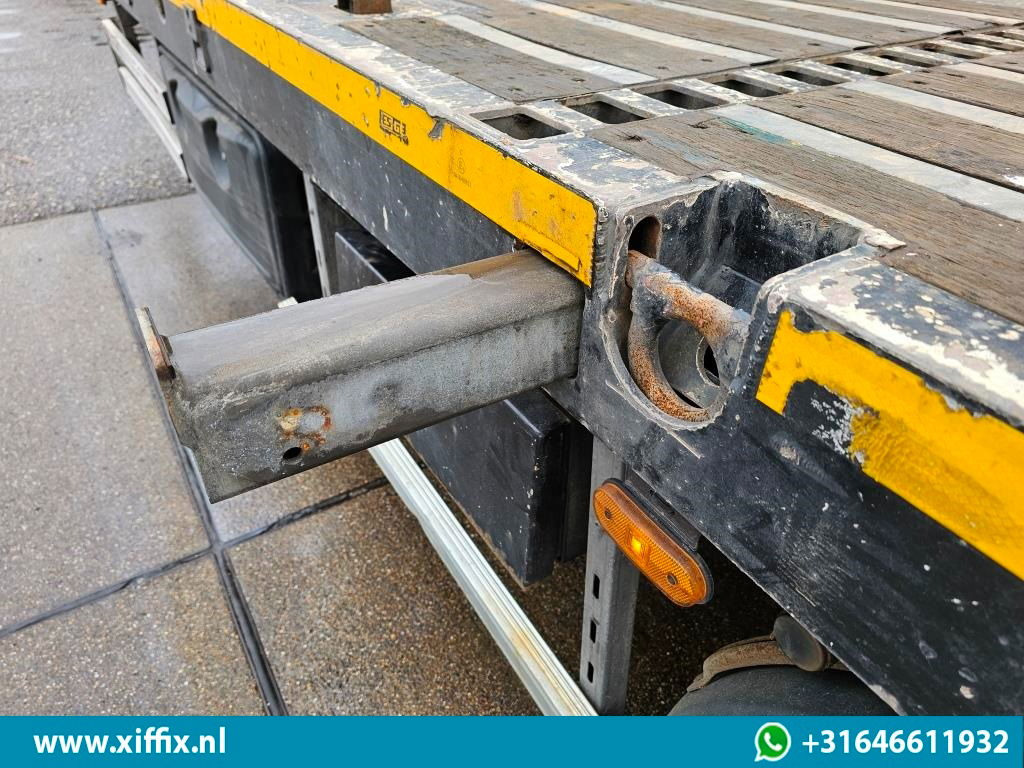 Semi-reboque plataforma/ Caixa aberta ES-GE 3-ass. Vlakke uitschuifbare Mega oplegger / Naloop gestuurd: foto 7