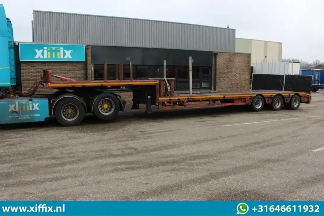 Faymonville 3-ass. dubbel 2x uitschuifbare Semi-Dieplader / 3x gestuurd / 13607  - Semi-reboque baixa: foto 5 Faymonville 3-ass. dubbel 2x uitschuifbare Semi-Dieplader / 3x gestuurd / 13607  - Semi-reboque baixa: foto 5