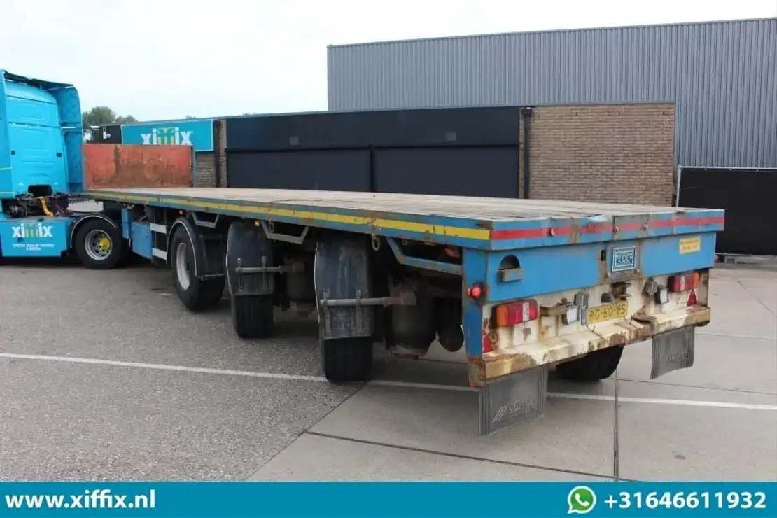 Floor 3-ass. Vlakke uitschuifbare oplegger / 2x gestuurd / 13907 - Semi-reboque plataforma/ Caixa aberta: foto 3 Floor 3-ass. Vlakke uitschuifbare oplegger / 2x gestuurd / 13907 - Semi-reboque plataforma/ Caixa aberta: foto 3