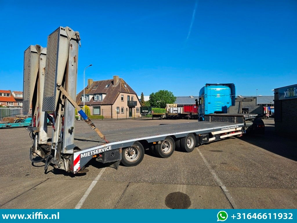 Meusburger 3-ass. Semi dieplader met dubbele hydr. Kleppen en hydr. Verstelbare - Semi-reboque baixa: foto 4 Meusburger 3-ass. Semi dieplader met dubbele hydr. Kleppen en hydr. Verstelbare - Semi-reboque baixa: foto 4