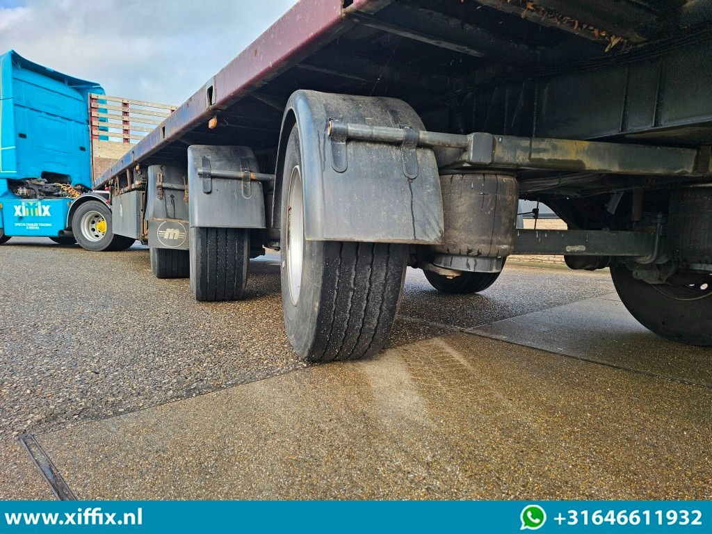 Meusburger 3-ass. Vlakke uitschuifbare oplegger / 3x gestuurd - Semi-reboque plataforma/ Caixa aberta: foto 5 Meusburger 3-ass. Vlakke uitschuifbare oplegger / 3x gestuurd - Semi-reboque plataforma/ Caixa aberta: foto 5