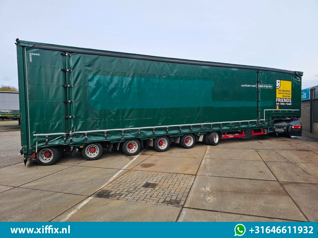 Meusburger 6-ass. Semi dieplader met elektrische huifopbouw / 3x naloop gestuurd - Semi-reboque baixa: foto 5 Meusburger 6-ass. Semi dieplader met elektrische huifopbouw / 3x naloop gestuurd - Semi-reboque baixa: foto 5