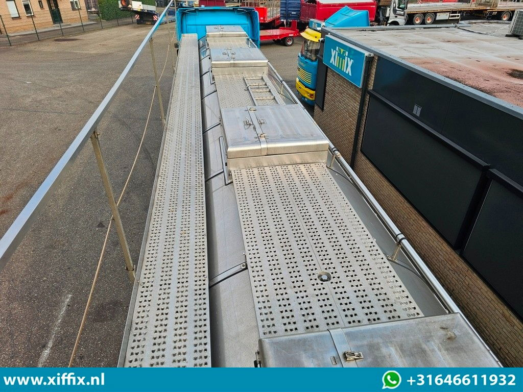 Semi-reboque cisterna Parcisa 3-ass. Geisoleerde RVS tankoplegger / ADR / Chemie / 1 Compartiment: foto 8
