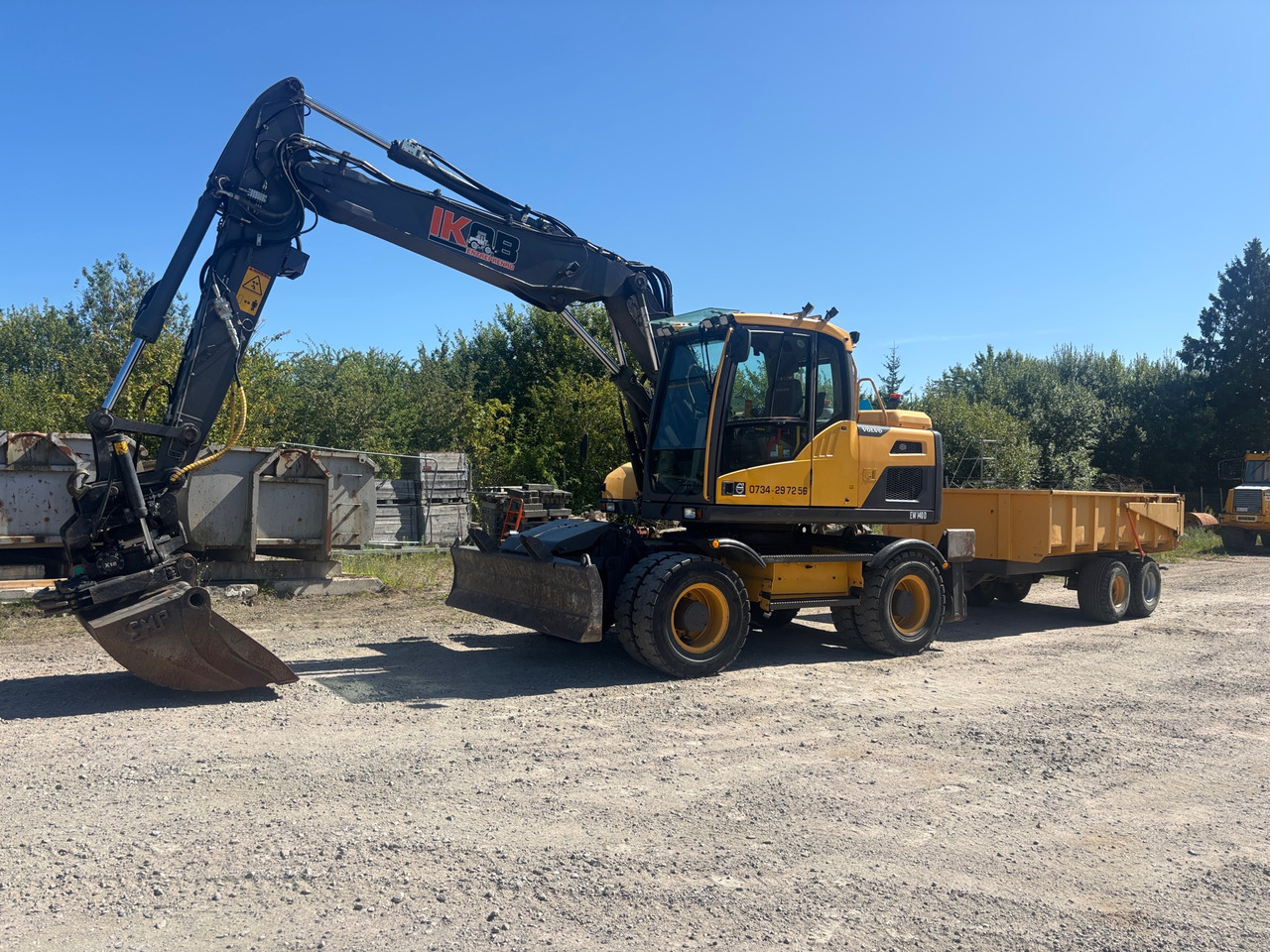 Volvo EW140D - Escavadeira: foto 1 Volvo EW140D - Escavadeira: foto 1