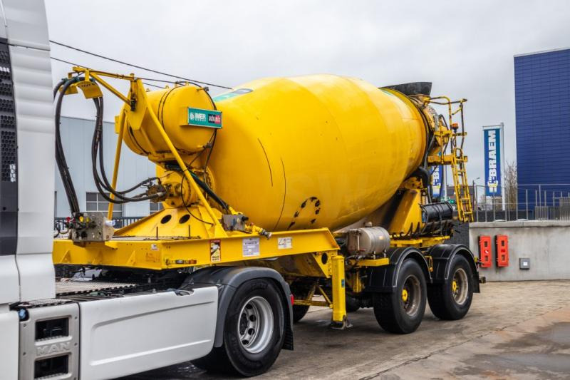 Imer BETON MIXER/MALAXEUR/MISCHER-10M3- STEERING AXLE - Semi-reboque betoneira: foto 1 Imer BETON MIXER/MALAXEUR/MISCHER-10M3- STEERING AXLE - Semi-reboque betoneira: foto 1
