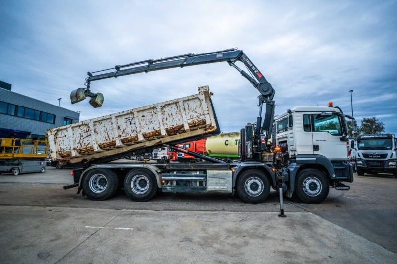 MAN TGS 32.420 BL + HIAB X-HIDUO 188/3x - Camião polibenne, Camião grua: foto 3 MAN TGS 32.420 BL + HIAB X-HIDUO 188/3x - Camião polibenne, Camião grua: foto 3