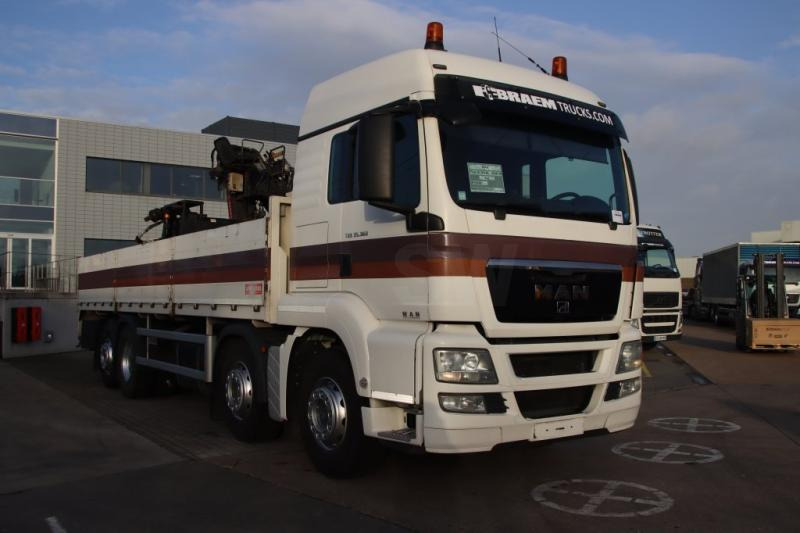 MAN TGS 35.360 BL-8x2-HIAB 085 - Camião de caixa aberta/ Plataforma, Camião grua: foto 3 MAN TGS 35.360 BL-8x2-HIAB 085 - Camião de caixa aberta/ Plataforma, Camião grua: foto 3